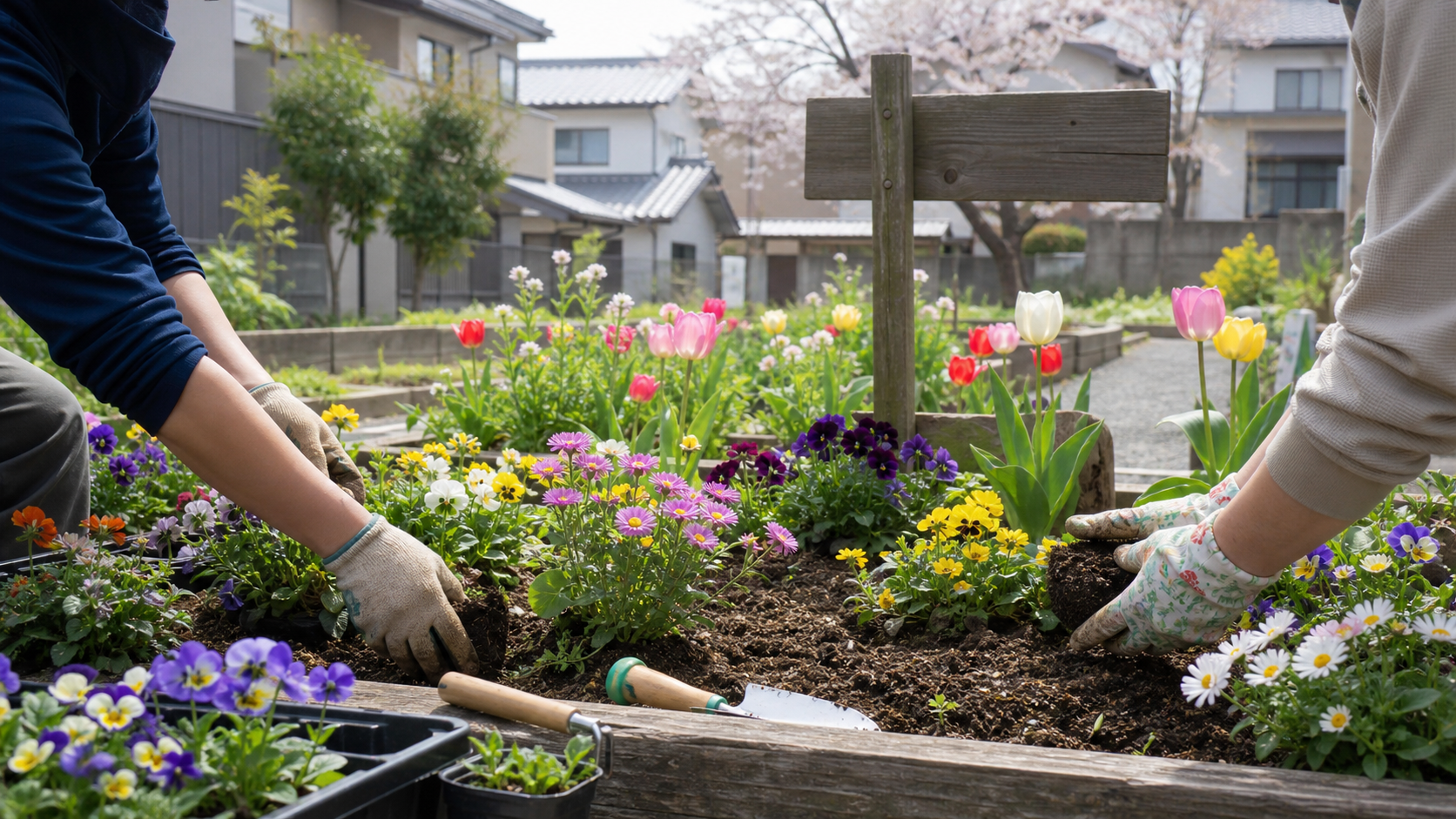 まちの花畑を守るプロジェクト